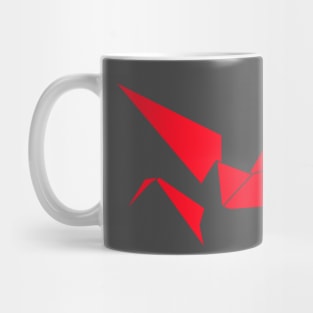 Origami Crane Abstract Mug